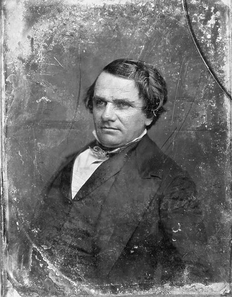 (1813-1861). American political leader. Photocopy of a daguerrotype by Mathew Brady, c1847