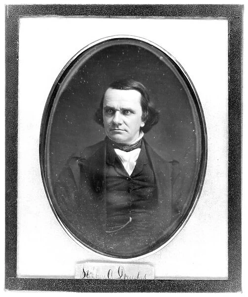 (1813-1861). American political leader. Daguerreotype, c1852, by Mathew Brady
