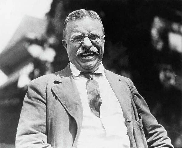 (1858-1919). 26th President of the United States. Photographed at Oyster Bay in 1912 shortly after his nomination by the new Progressive party