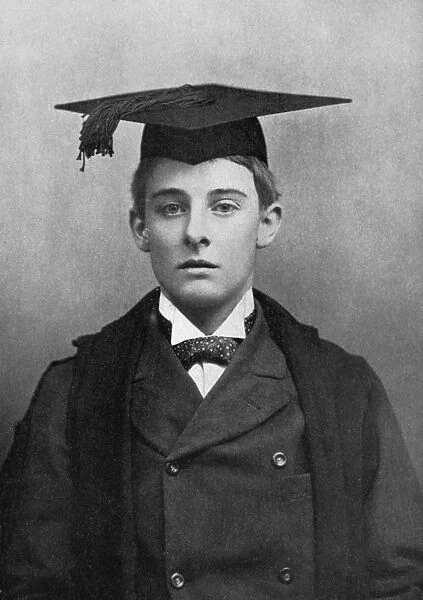 (1870-1945). English writer. Photographed at Oxford, age 21