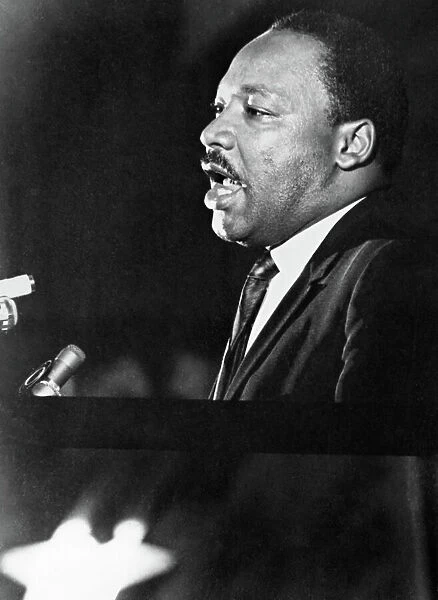 (1929-1968). American clergyman and civil rights leader. Kings last public appearance, 3 April 1968 at Mason Temple in Memphis, Tennessee, the night before his assassination