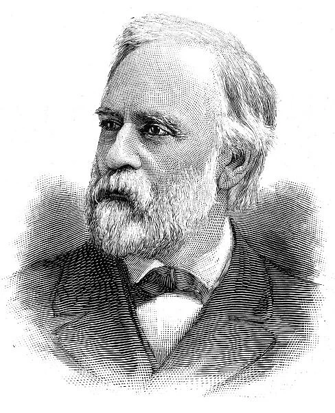 ABRAM STEVENS HEWITT (1822-1903). American industrialist and politician. Wood engraving, 1886. Democratic candidate for mayor of New York City
