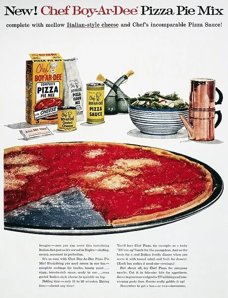 Advertisement from an American magazine, 1956
