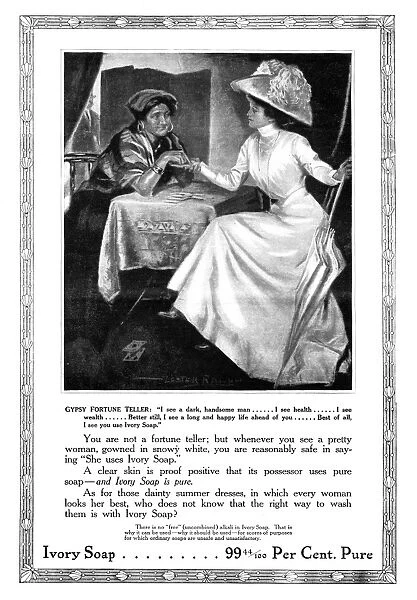 AD: IVORY SOAP, 1911. American advertisement for Ivory Soap, 1911