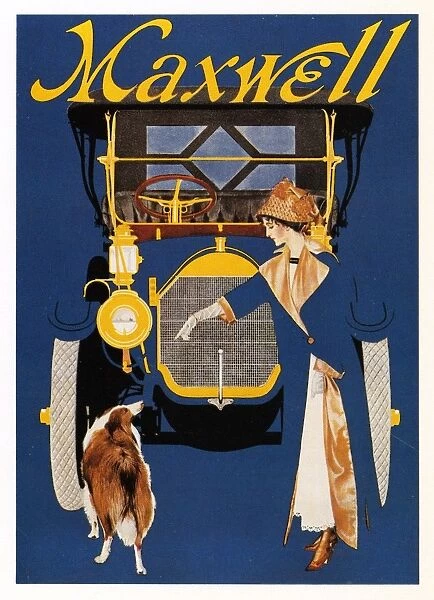 AD: MAXWELL, 1912. American advertisement for Maxwell automobiles, 1912