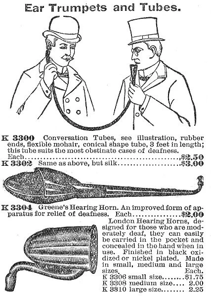 As advertised in the Montgomery Ward catalogue of 1900
