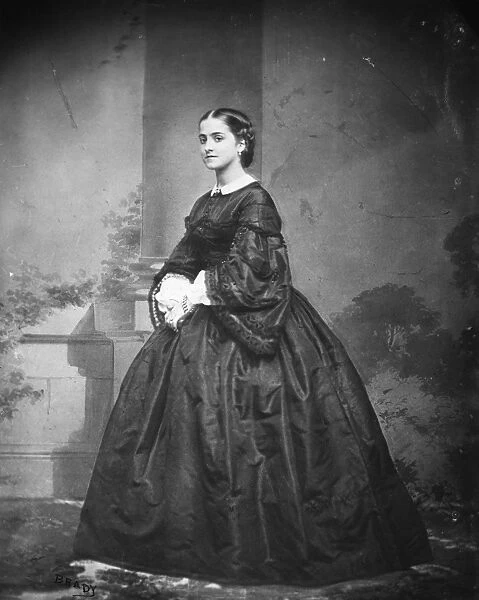 ADELINA PATTI (1843-1919). American coloratura soprano. Photographed by Mathew Brady