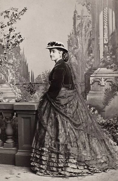 ADELINA PATTI (1843-1919). American coloratura soprano. Photographed in London