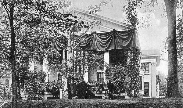 The Ainsley Wilcox residence in Buffalo, New York, where Theodore Roosevelt took the oath of office after the assassination of William McKinley, 1901