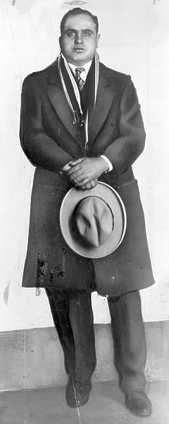AL CAPONE (1899-1947). American gangster. Photograph, 1928