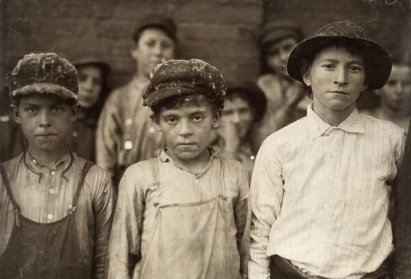 ALABAMA: COTTON MILL, 1910. Child workers at Pell City Cotton Mill, Alabama