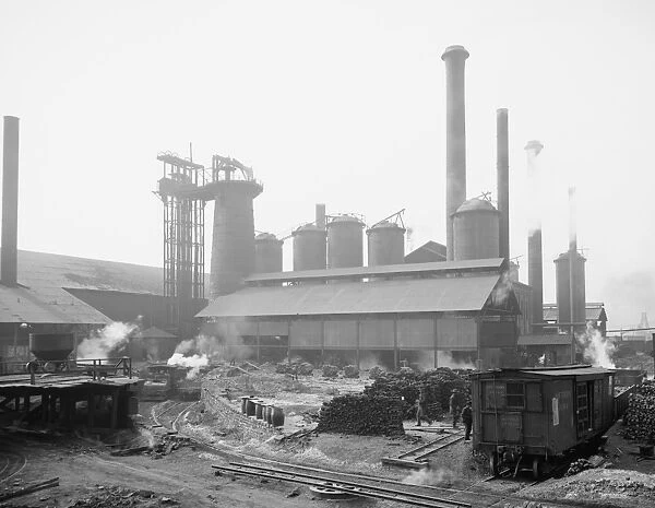 ALABAMA: SLOSS FURNACE. The Sloss Furnace, a pig iron-producing blast furnace in Birmingham