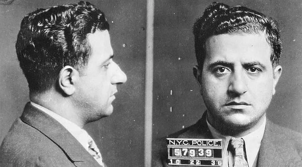 ALBERT ANASTASIA (1902-1957). Italian-American gangster. Photographed by the New York City Police Department, 1936