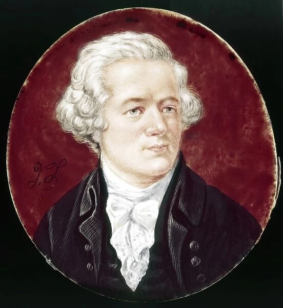 ALEXANDER HAMILTON (1755-1804). American politician. Undated portrait
