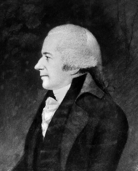 ALEXANDER HAMILTON (1755-1804). American lawyer and statesman. Painting by James Sharples