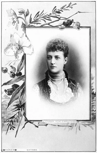 ALEXANDRA OF DENMARK (1844-1925). Wife of King Edward VII of England