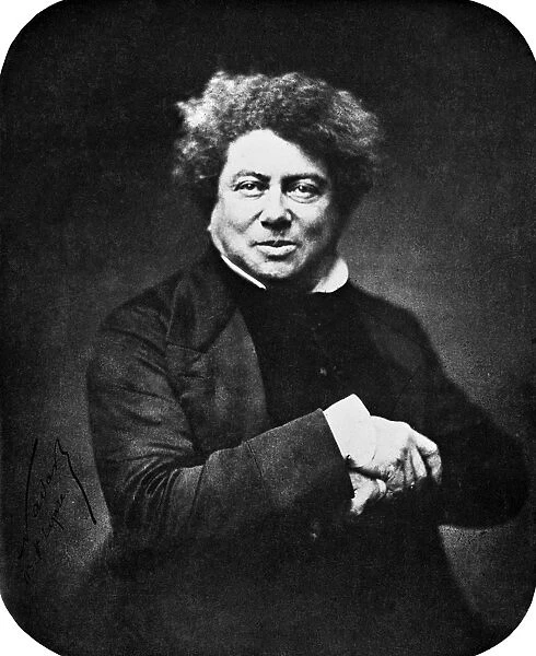 ALEXANDRE DUMAS (1802-1870). Known as Dumas p├¿re. French novelist and playwright. Photographed by Nadar, 1857