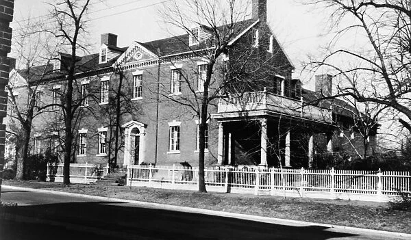 ALEXANDRIA: LEE HOME, 1944. Exterior of the childhood home of Robert E. Lee, Oronoco Street
