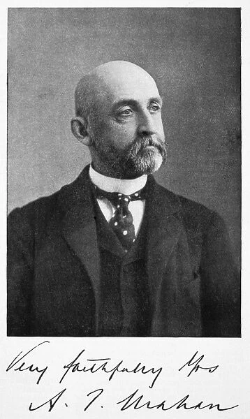 ALFRED THAYER MAHAN (1840-1914). American naval officer and historian