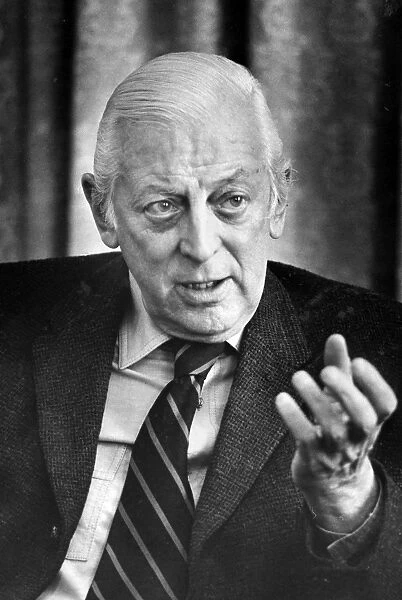 ALISTAIR COOKE (1908-2004). American (English-born) journalist and broadcaster. Photographed by Marion S. Trikosko, 1974
