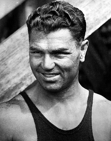 American boxer. Photograph, early 20th century