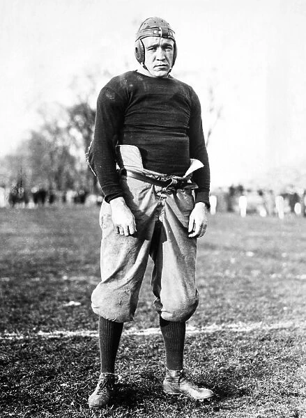 American football coach. When captain of the Notre Dame football team in 1913
