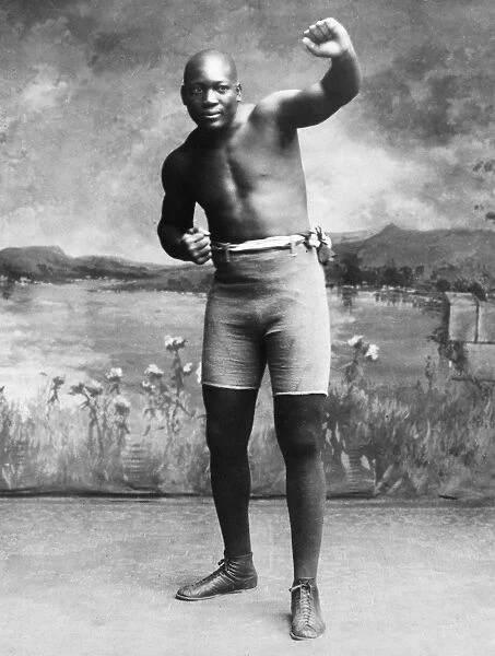 American heavyweight pugilist. Photographed in 1910