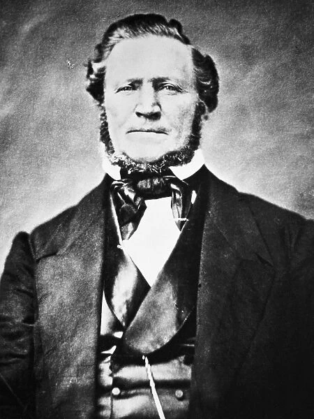 American Mormon leader. Daguerreotype by Mathew Brady, c1847
