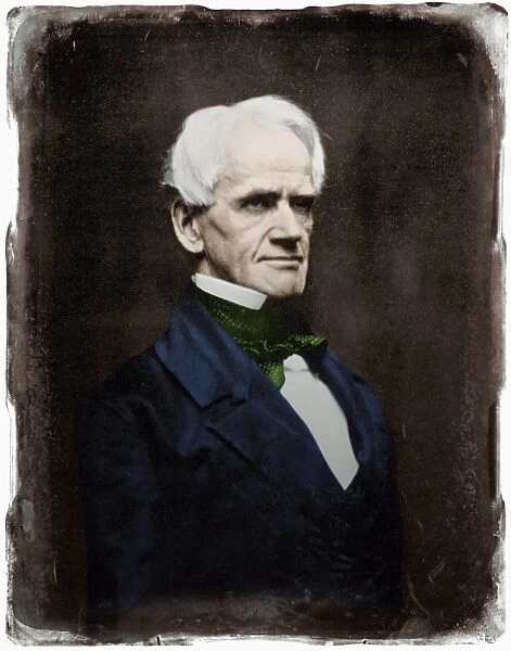 American politician and educator: daguerreotype. c1851