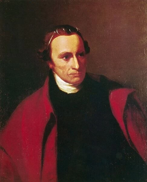 American Revolutionary leader. Oil on canvas, 1815, by Thomas Sully