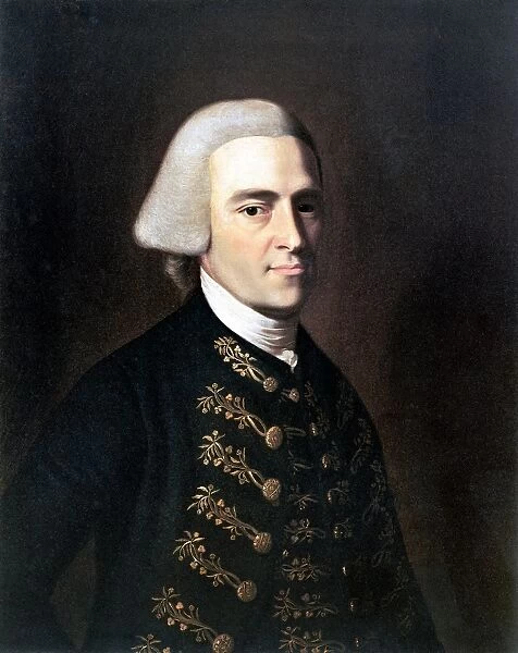 American revolutionary politician. Oil on canvas, c1770-1772, by John Singleton Copley