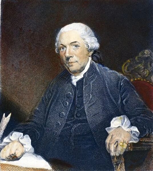 American Revolutionary statesman. Stipple engraving, 19th century