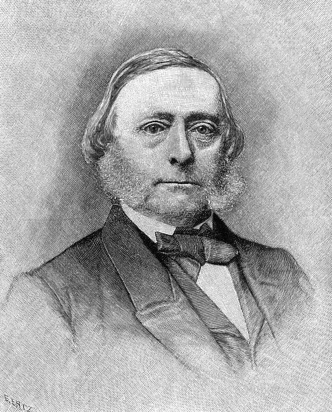 ANDREW HORATIO REEDER (1807-1864). First governor of the Territory of Kansas. Engraving