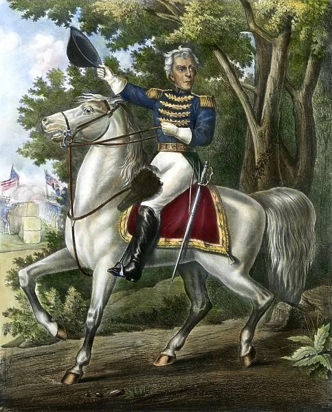 ANDREW JACKSON (1767-1845). Seventh President of the United States