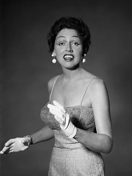 ANITA O DAY (1919-2006). American jazz singer. Photograph, 1958