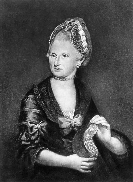 ANNA MARIA MOZART (1719-1778). Mother of Wolfgang Amadeus Mozart
