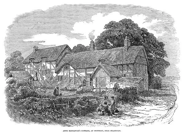 ANNE HATHAWAYs COTTAGE. The cottage of Anne Hathaway, wife of William Shakespeare