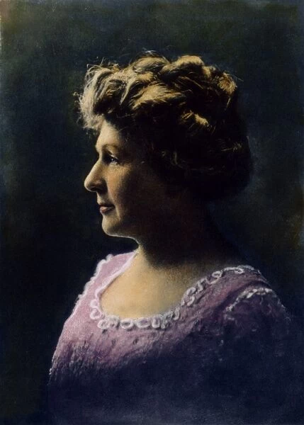 ANNIE JUMP CANNON (1863-1941). American astronomer. Oil over a photograph, n. d