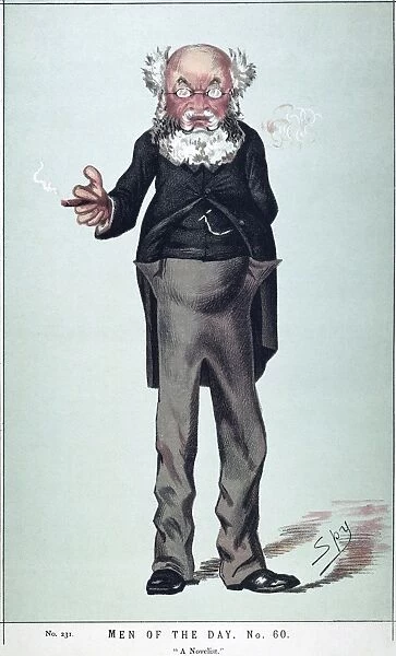 ANTHONY TROLLOPE (1815-1882). English novelist. Caricature lithograph, 1873, by Spy (Sir Leslie Ward)
