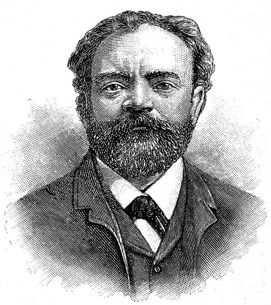ANTONIN DVORAK (1841-1904). Czech composer. Line engraving, 1893