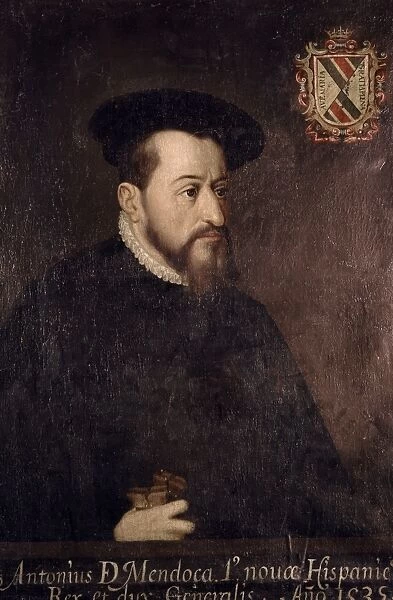 ANTONIO DE MENDOZA (c1485-1552). Spanish colonial governor, 1st viceroy of New Spain