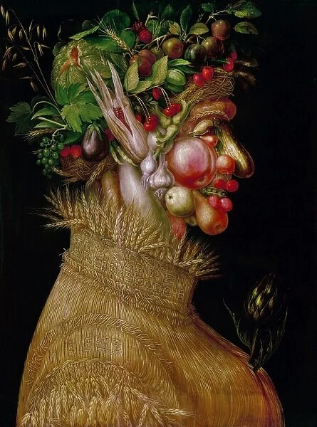 ARCIMBOLDO: SUMMER, 1563. Oil on canvas by Giuseppe Arcimboldo, 1563