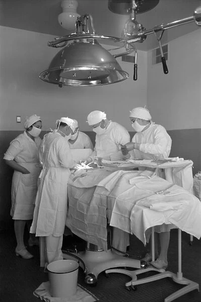 ARIZONA: HOSPITAL, 1942. An operation at the Cairns General Hospital at the farm-workers