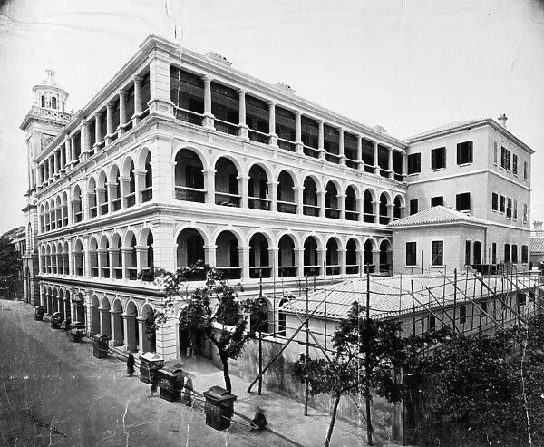 ASIA: HOTEL, c1915. A luxury hotel in Hong Kong, possibly named the Hong Kong Hotel