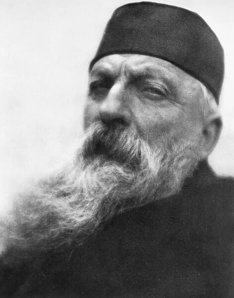 AUGUSTE RODIN (1840-1917). French sculptor. Photographed in 1906 by Alvin Langdon Coburn