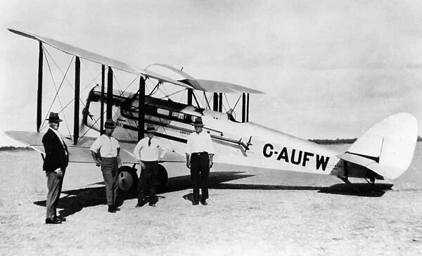 AUSTRALIA: AIRPLANE, 1926. A Quantas DH. 50 four passenger aircraft introduced in 1924
