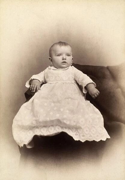 BABY, c1885. American cabinet photograph, c1885