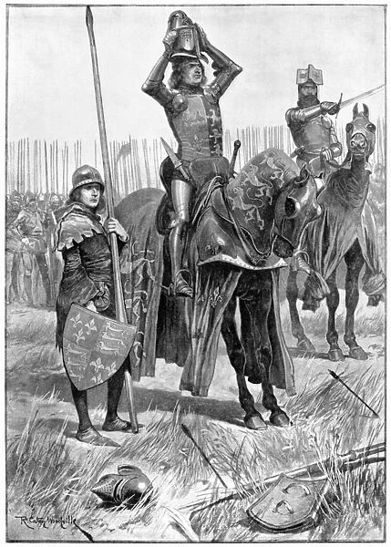 BATTLE OF POITIERS, 1356. Sir, ride forward, the day is yours! -Sir John Chandos