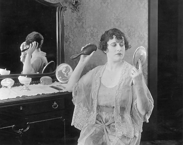 BEDROOM SCENE, 1920s. A silent movie still, 1920s