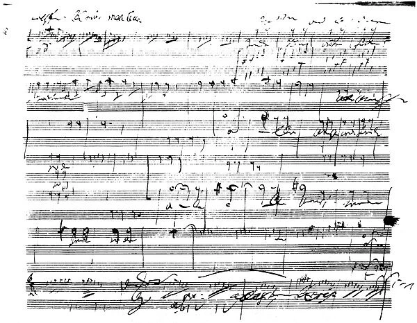 BEETHOVEN: NINTH SYMPHONY. Sketches for Ludwig van Beethovens Ninth Symphony in D Minor